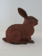 statue de lapin en fonte