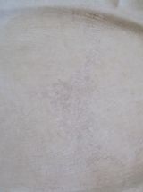 Plat Sarreguemines ivoire  Ovale ancien vintage   
