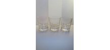 Lot de 3 verres à whisky
