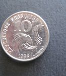France lot 10 monnaies 10 francs 1986 type Jimenez