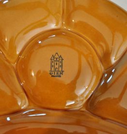 6 assiettes a fondue GHIEN