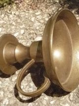 bougeoir  en bronze , vintage