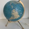 Globe  vintage 1974 terrestre verre tripode Taride - 29 cm