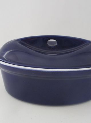 Terrine ovale 26 cm  Emile Henry 1,4 litre céramique blue  