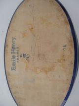 Terrine ovale 26 cm  Emile Henry 1,4 litre céramique blue  
