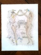 Dessins nus art déco par Edouard Jules Chimot (1880-1959) 