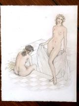 Dessins nus art déco par Edouard Jules Chimot (1880-1959) 