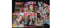 lot de revues sur celine dion 