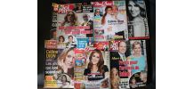 lot de revues sur celine dion 