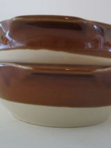 2 x Emile Henry plat à four rond 18,5 x 6,5 cm 1l. céramique