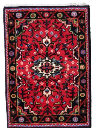 Tapis vintage Persan Hamadan fait main, 1C852