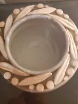 Vase en grés.