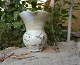 VASE PICHET ART PARIETAL STYLE VALLAURIS TBE BARA BAHAU TEMM