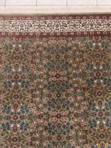 Tapis Kayserie modele milles fleurs fait main 242x177cm