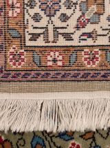 Tapis Kayserie modele milles fleurs fait main 242x177cm