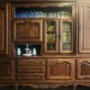 Grand Buffet Meuble Salon Vintage - Bois Massif