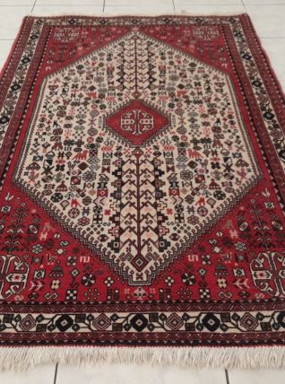 Tapis Abbadeh Persan fait main 154x106cm