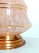  Lampe à poser en verre de Clichy art déco