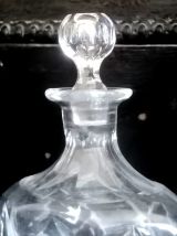 Carafe à whisky taillée style Napoléon III 