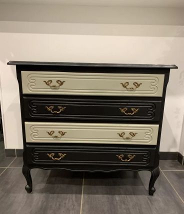 Commode vintage relookée