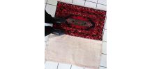 Tapis vintage Persan Malayer fait main, 1C854