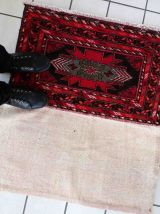 Tapis vintage Persan Malayer fait main, 1C854