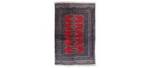 Tapis vintage Ouzbek Bukhara fait main, 1C857