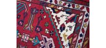 Tapis vintage Persan Hamadan fait main, 1C861