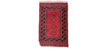 Tapis vintage Ouzbek Bukhara fait main, 1C865