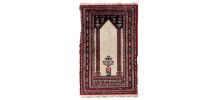 Tapis vintage Pakistanais Lahore fait main, 1C867