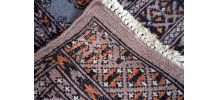 Tapis vintage Ouzbek Bukhara fait main, 1C868