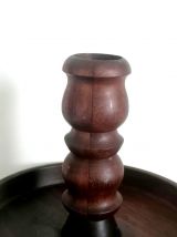 Bougeoir en bois vintage 