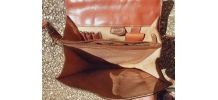 sacoche  en cuir TEXIER, vintage
