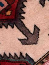 Tapis vintage Persan Hamadan fait main, 1C878