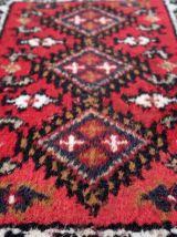 Tapis vintage Persan Hamadan fait main, 1C882