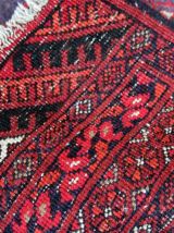 Tapis vintage Afghan Ersari fait main, 1C893