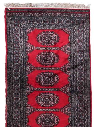 Tapis vintage Ouzbek Bukhara fait main, 1C894
