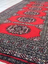 Tapis vintage Ouzbek Bukhara fait main, 1C894