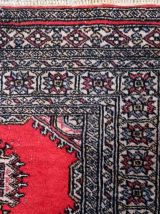 Tapis vintage Ouzbek Bukhara fait main, 1C894
