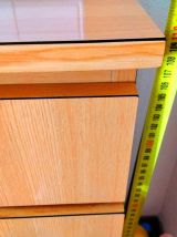 Buffet bas cuisine 2portes 4 tiroirs  formica 