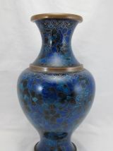 vase en bronze email cloisonne Chinois Chine
