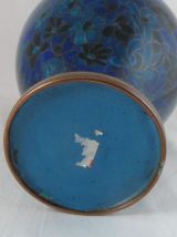 vase en bronze email cloisonne Chinois Chine