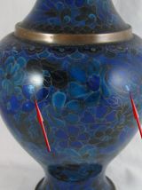 vase en bronze email cloisonne Chinois Chine