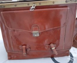 Lot de 2 Sacs de voyage Vintage en cuir