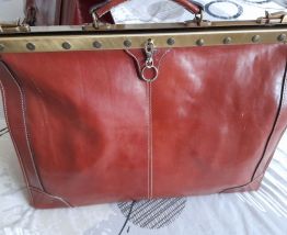 Lot de 2 Sacs de voyage Vintage en cuir