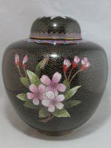 Grand pot en bronze émaillé chinois chine XXè siècle