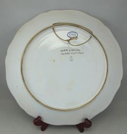 Assiette en faïence nevers