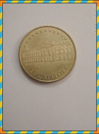 1 euro "Le Capitole et croix occitane" (1998) - Très rare