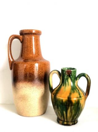 Pichet et vase céramique Vallauris vintage 