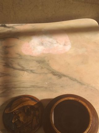 Jolie boite à bijoux en bois exotique